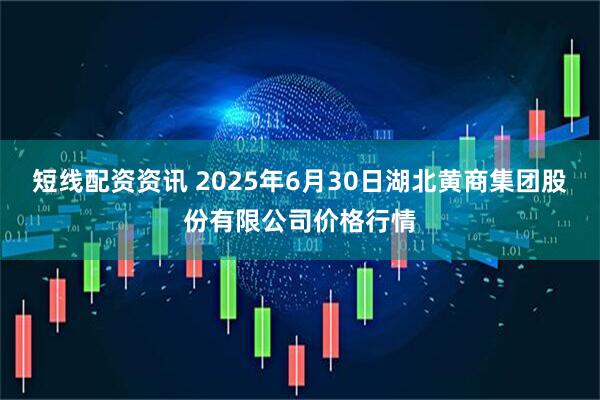 短线配资资讯 2025年6月30日湖北黄商集团股份有限公司价格行情